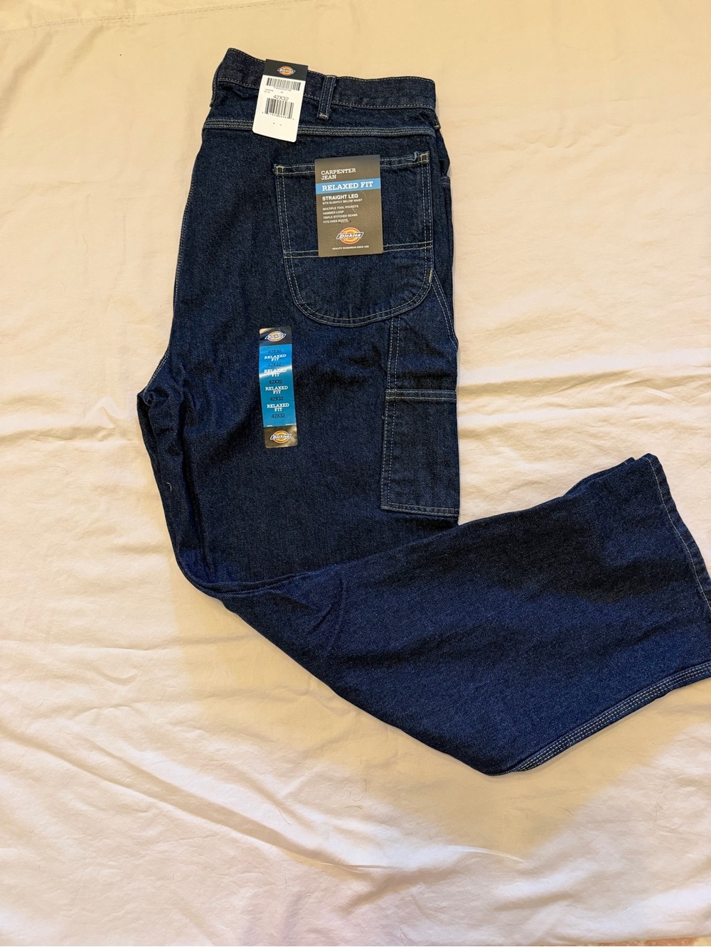Dickies Carpenter Jean - Relaxed Fit Straight Leg - 42 x 32